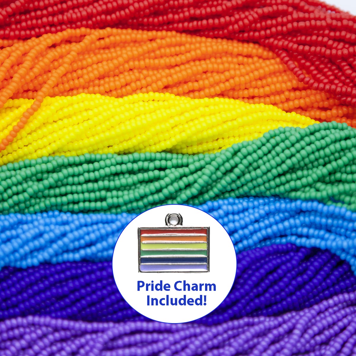 SB999-MX34: CZ SB BUNDLE PRIDE RAINBOW w/Charm 10/0