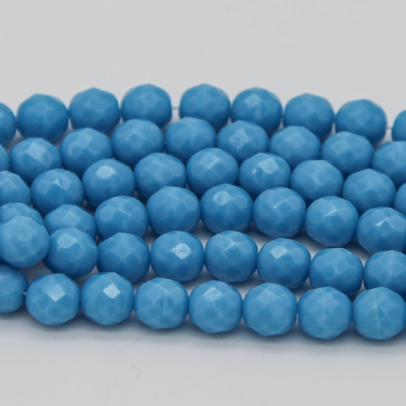 8FC164R: CZ FC RD Opaque Turquoise 25PC