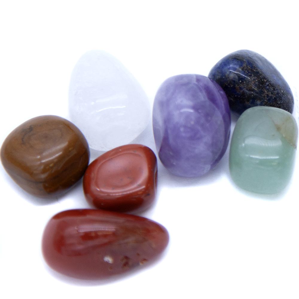 ST5725-SET: Tumbled Chakra Stone Set