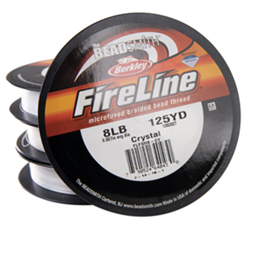 62TN112-C: 8 LB FIRELINE CRYSTAL .007"/.17MM 125YD