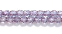 3FC098: CZ FC Round Picasso Amethyst 3mm - 1200 Pieces