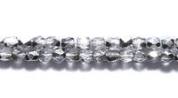 2FC812: Czech Faceted Round Crystal Silver True 2mm 800 Pieces