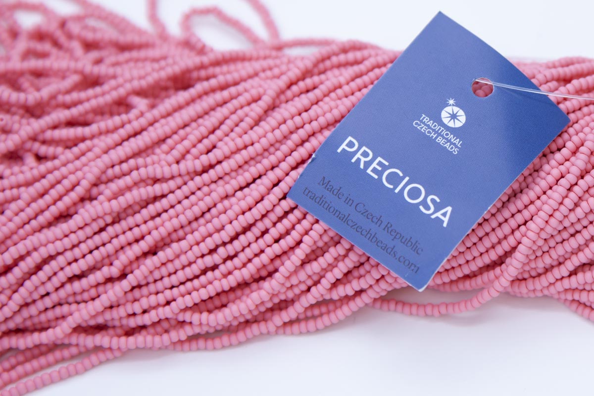 11SB993-PM: CZ Seed Bead Permalux Pink Matte 11/0 - 6HK