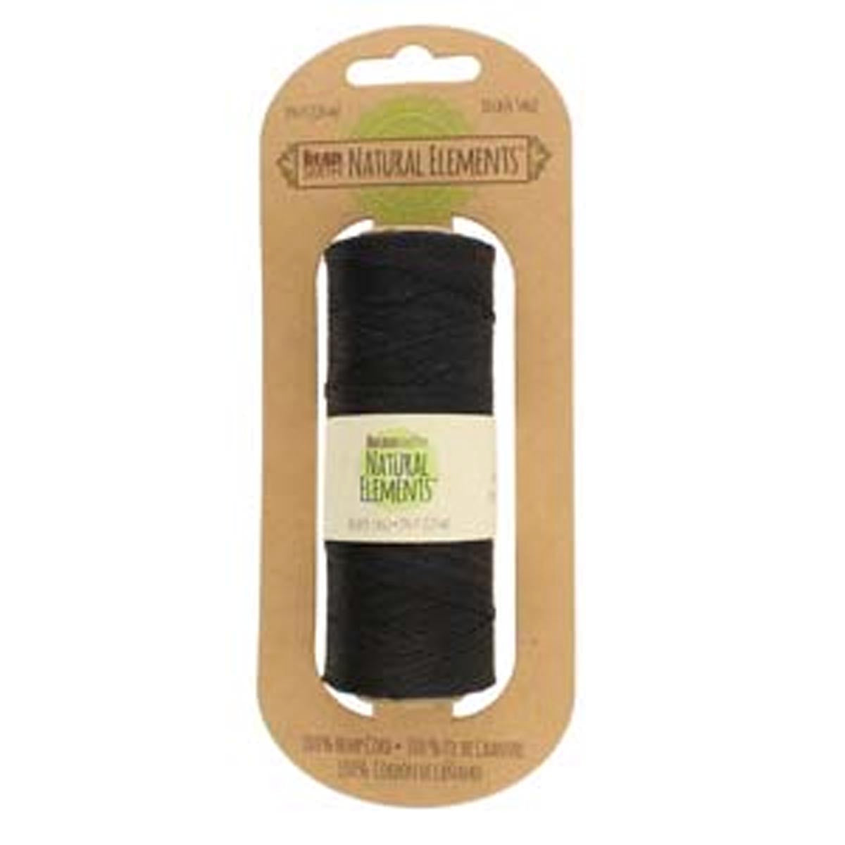 TH109-10: HEMP 50GM SPL BLACK 10 LB TEST 394 FT