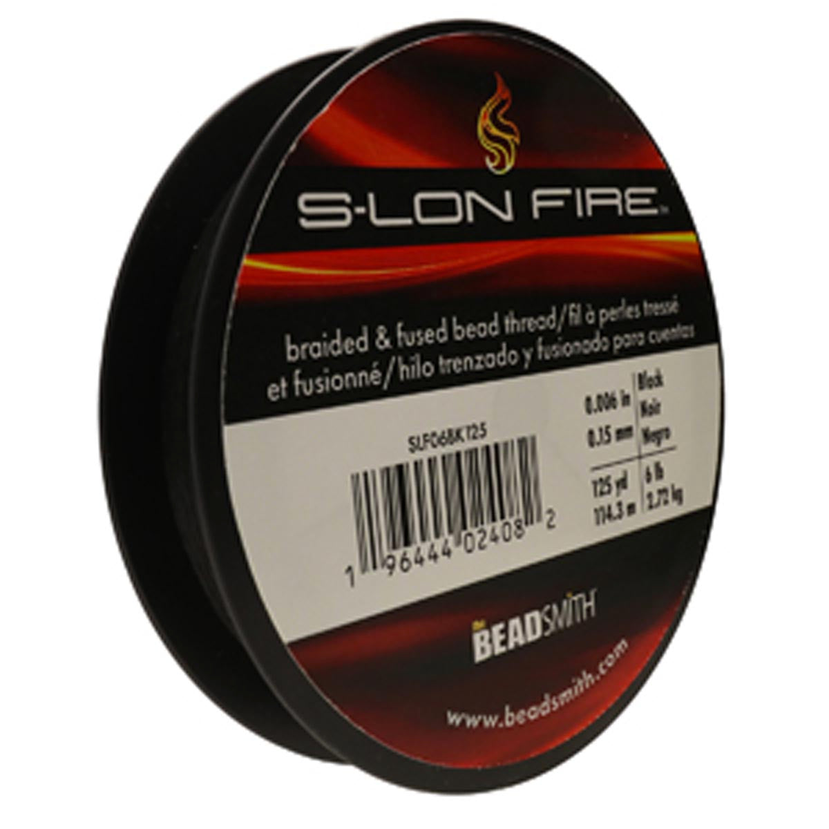 SLF06BK125: S-LON FIRE 6 LB BLACK 0.006 IN/.15mm DIA 125 YD