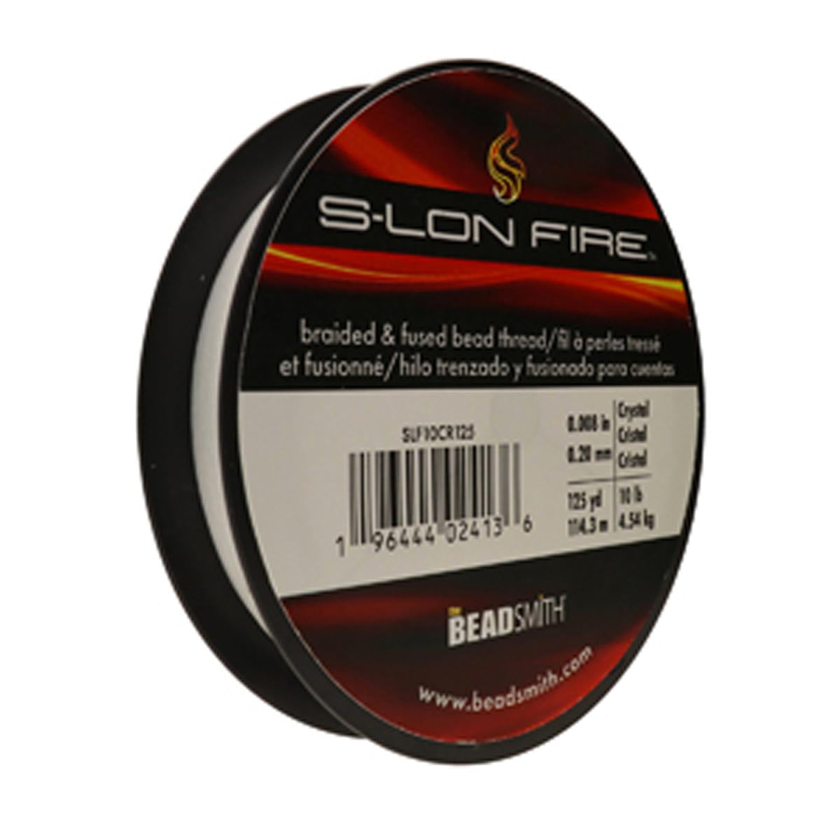 SLF10CR125: S-LON FIRE 10 LB CRYSTAL 0.008 IN/.20 mm DIA 125 YRD