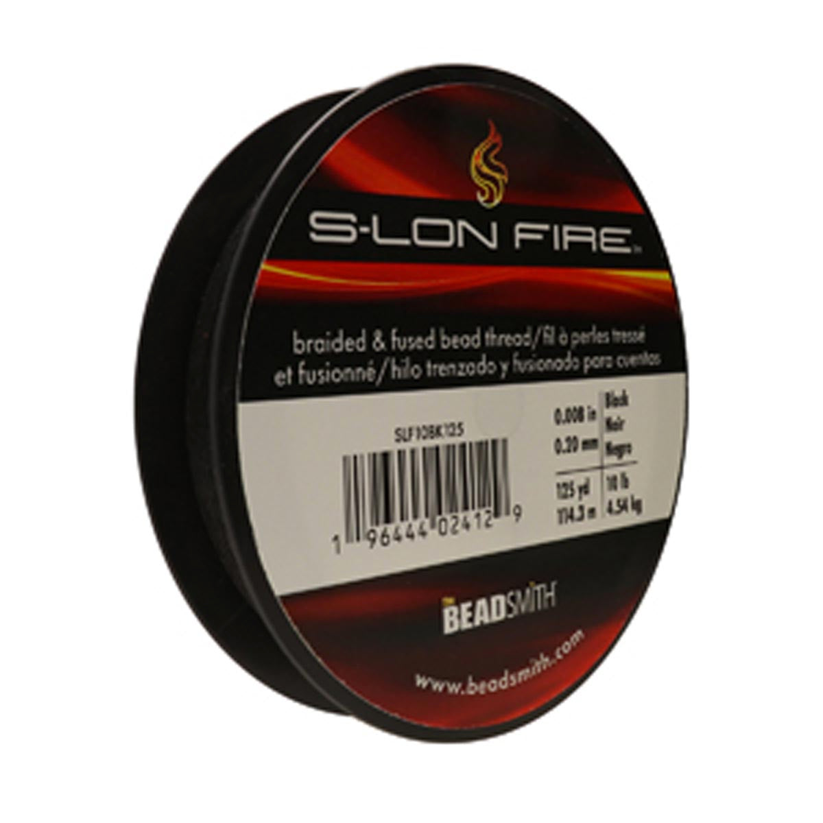 SLF10BK125: S-LON FIRE 10 LB BLACK 0.008 IN/.20 mm DIA 125 YRD