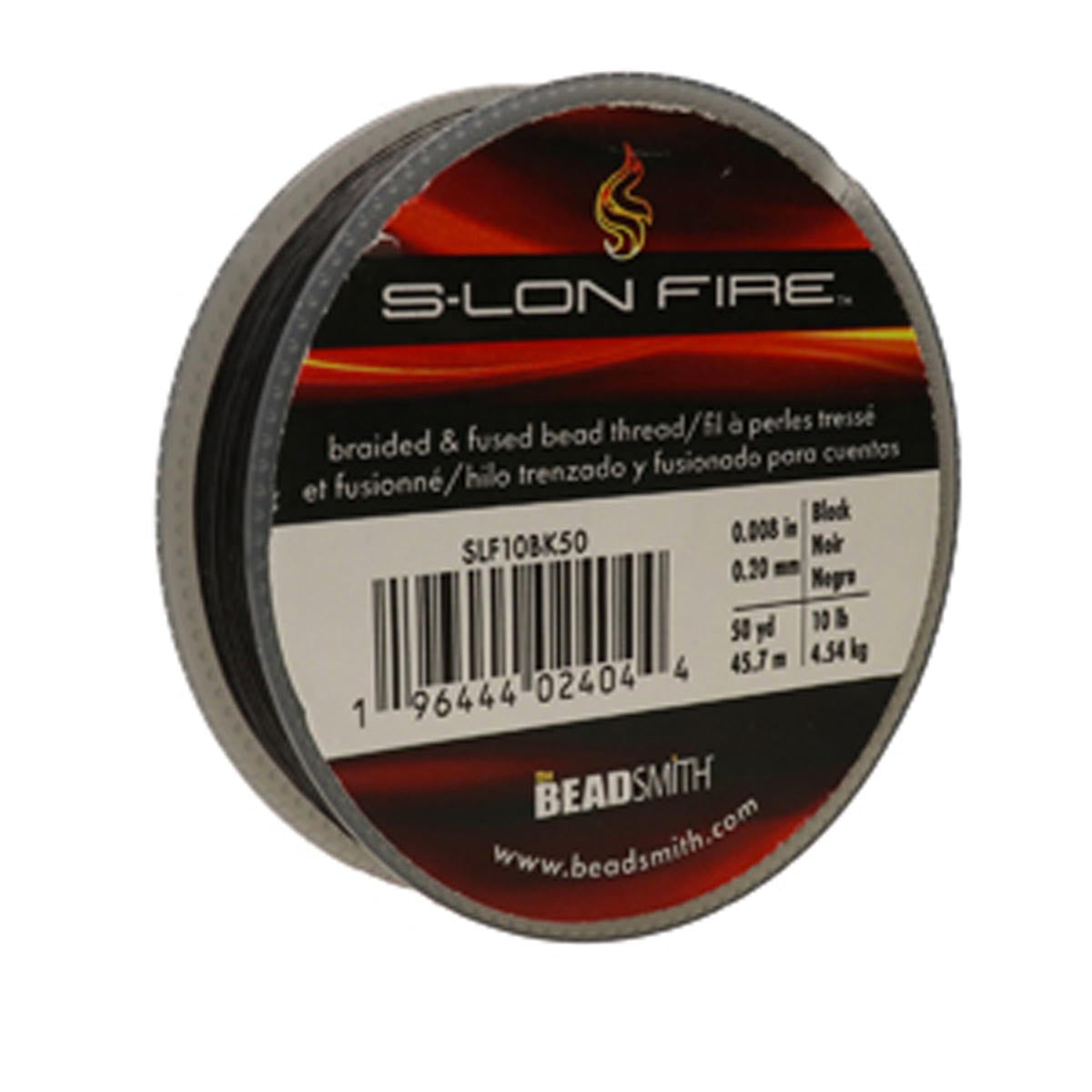 SLF10BK50: S-LON FIRE 10 LB BLACK 0.008 IN/.20 mm DIA 50 YRD