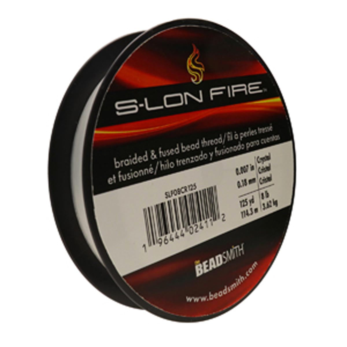 SLF08CR125: S-LON FIRE 8 LB CRYSTAL 0.007 IN/0.18 mm DIA 125 YRD