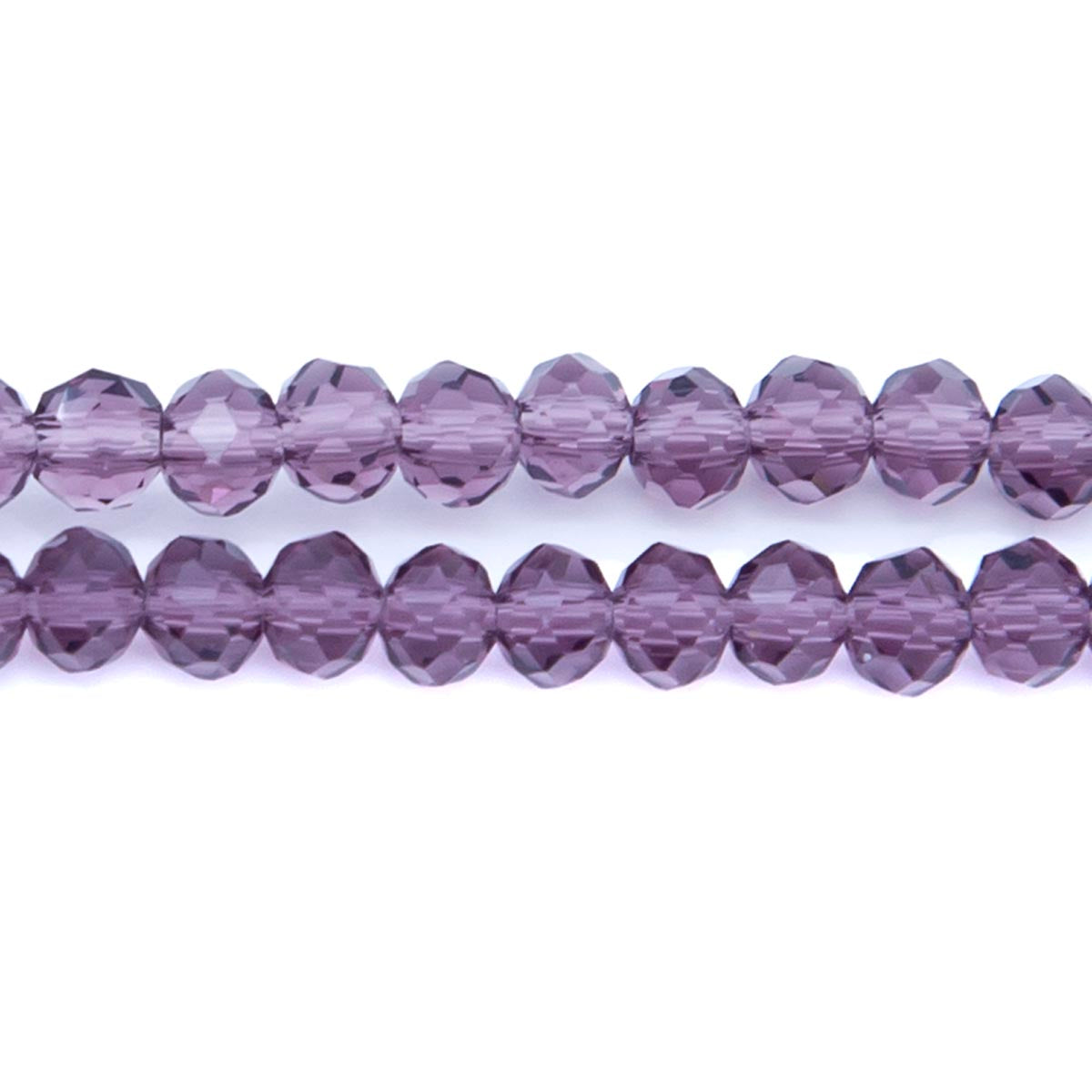 71CD297-D: Cut CRY RD RNDL Dark Tanzanite 3x4mm 1STR