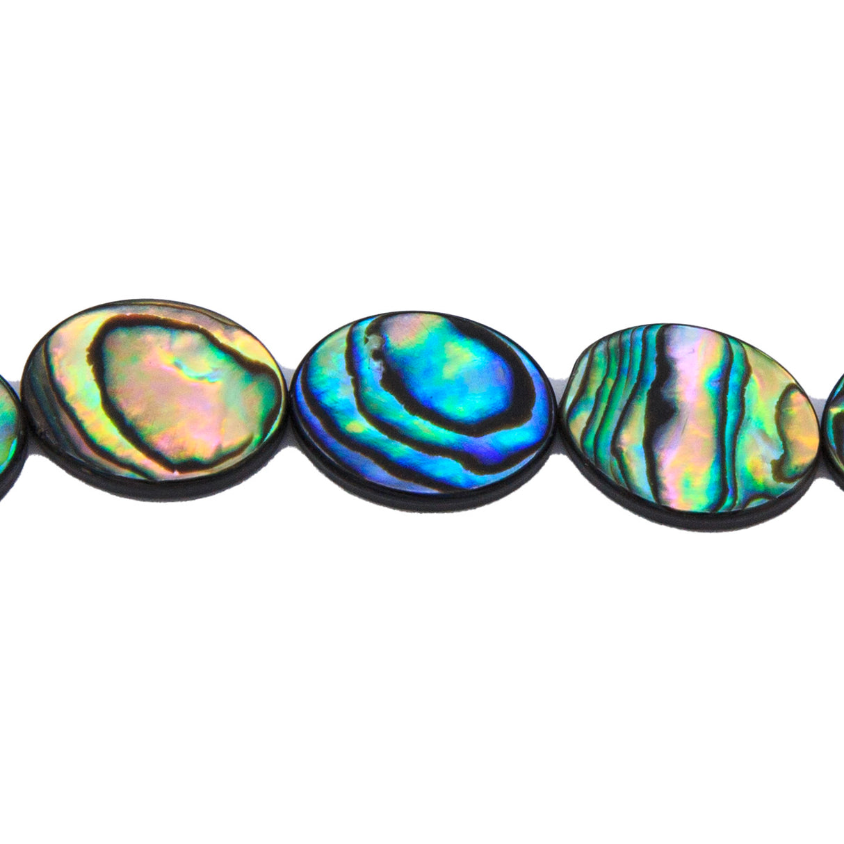 36AB558-F: Abalone Oval 12x16mm