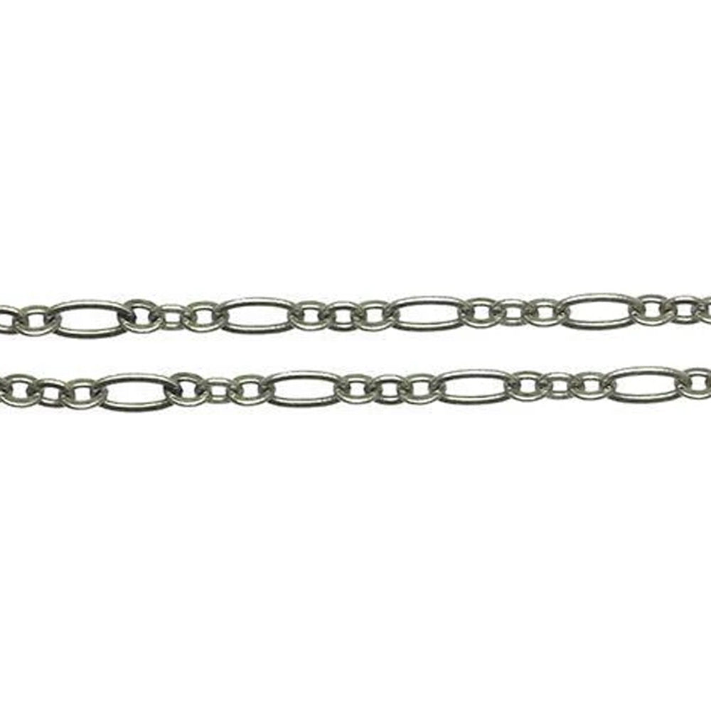 46CX6815: Chain 3mm And 6mm Oval LNK ANT SPL 1FT