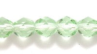 6FC281-5R: CZ FACET RD Trans Pale Peridot 6mm 100PC