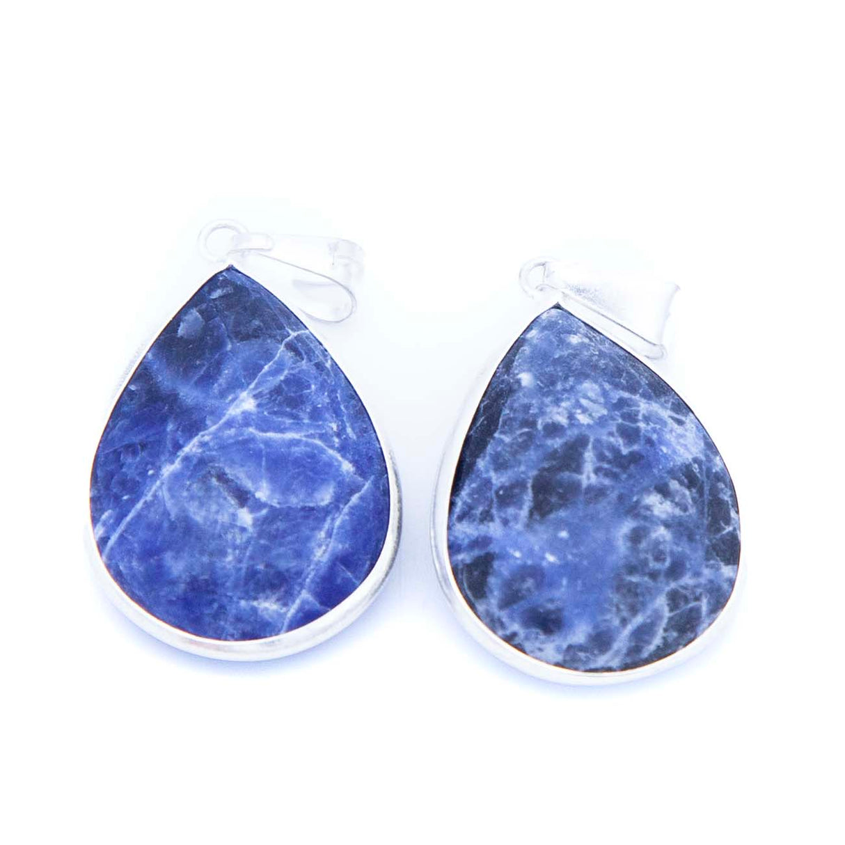 ST26-5: Matte Sodalite Drop Pendant 19x30mm