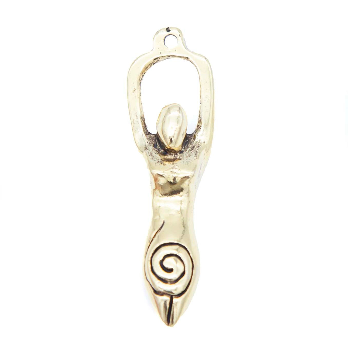 PW5815-AG: Eternity Goddess of Life Pendant Ant Gold 12x44mm