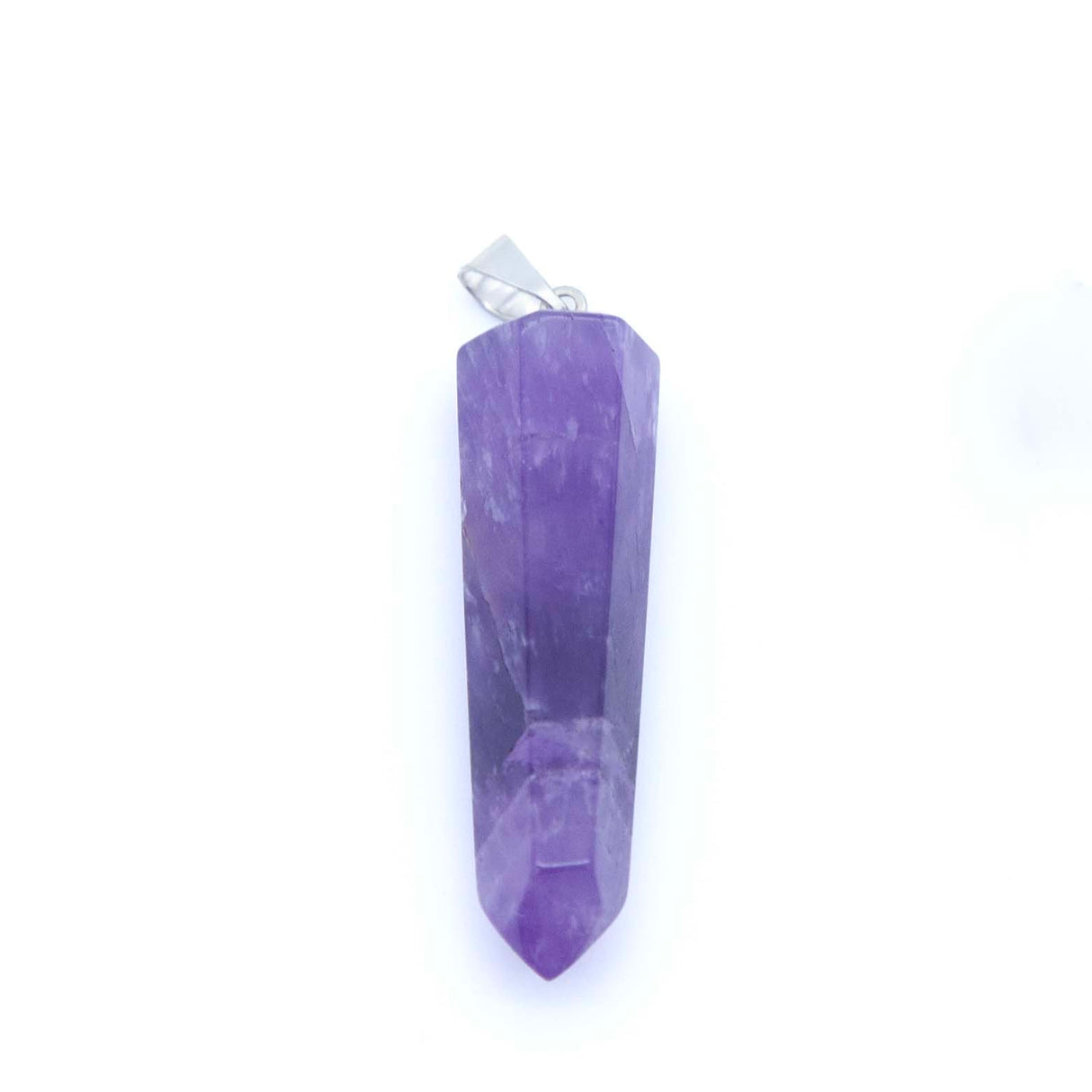 ST26-20: Amethyst Tower Pendant 40mm