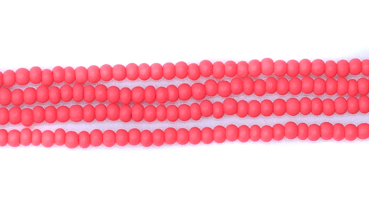 11SB943-PM: CZ Seed Bead Permalux Red Matte 11/0 - 6HK