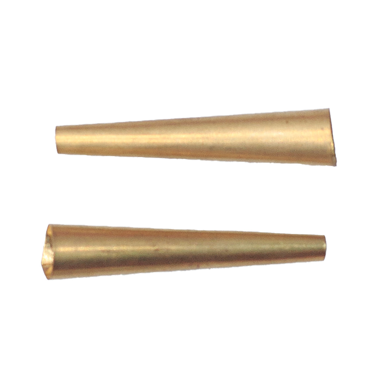 30ME854: Metal Jingle Cone Brass 1 1/4 Inch 25 Pieces