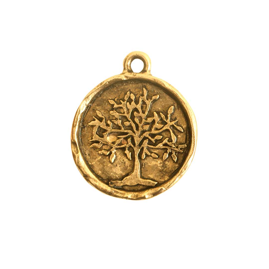 NDCTOL-GB: Nunn Charm Tree of Life 20mm Ant Gold