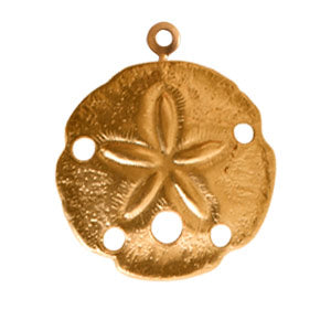 NDMEMSD-BB: Nunn Brass Stamping Sand Dollar 17mm