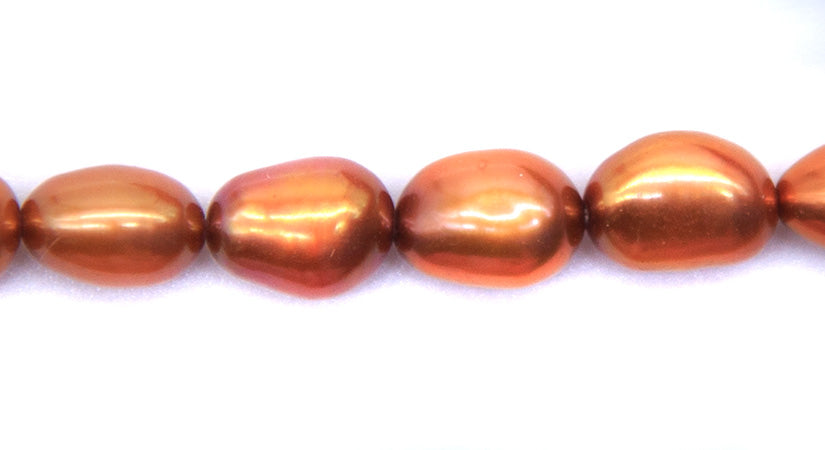 FP095-PT35: Freshwater Pearl Potato Copper 5x7mm avg