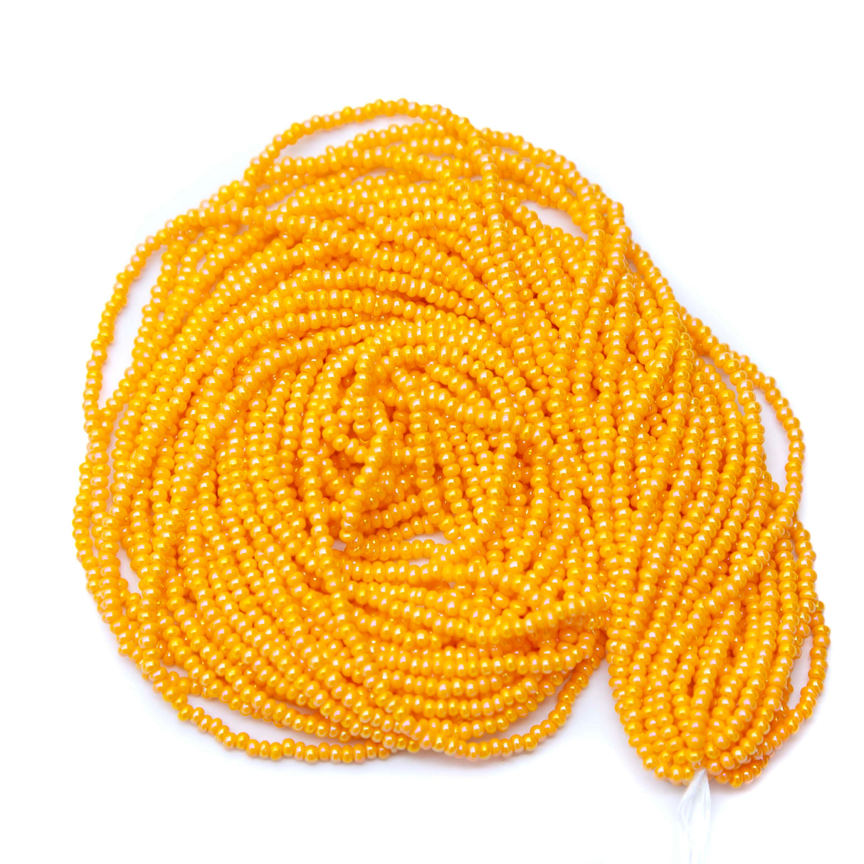 11SB532R: CZ Seed Bead LT Orange AB 11/0-1HK