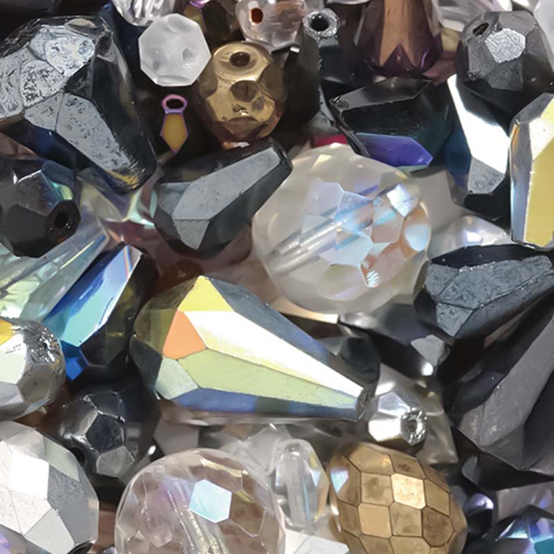 99FC525-ABR: Czech Faceted All Mixed Up with Coatings 50GM