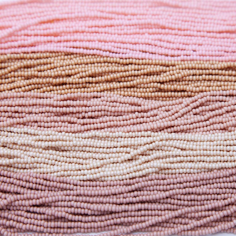 SB999-MX44: Czech Seed Bead Bundle Blush 10/0