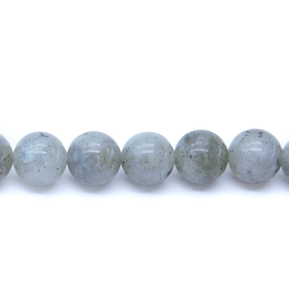 10ST456-LT: Light Labradorite Round 10mm 15.5" String