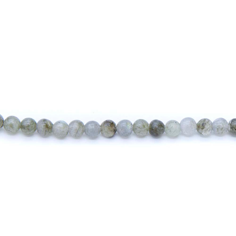 4ST456-LT: Light Labradorite Round 4mm 15.5" String