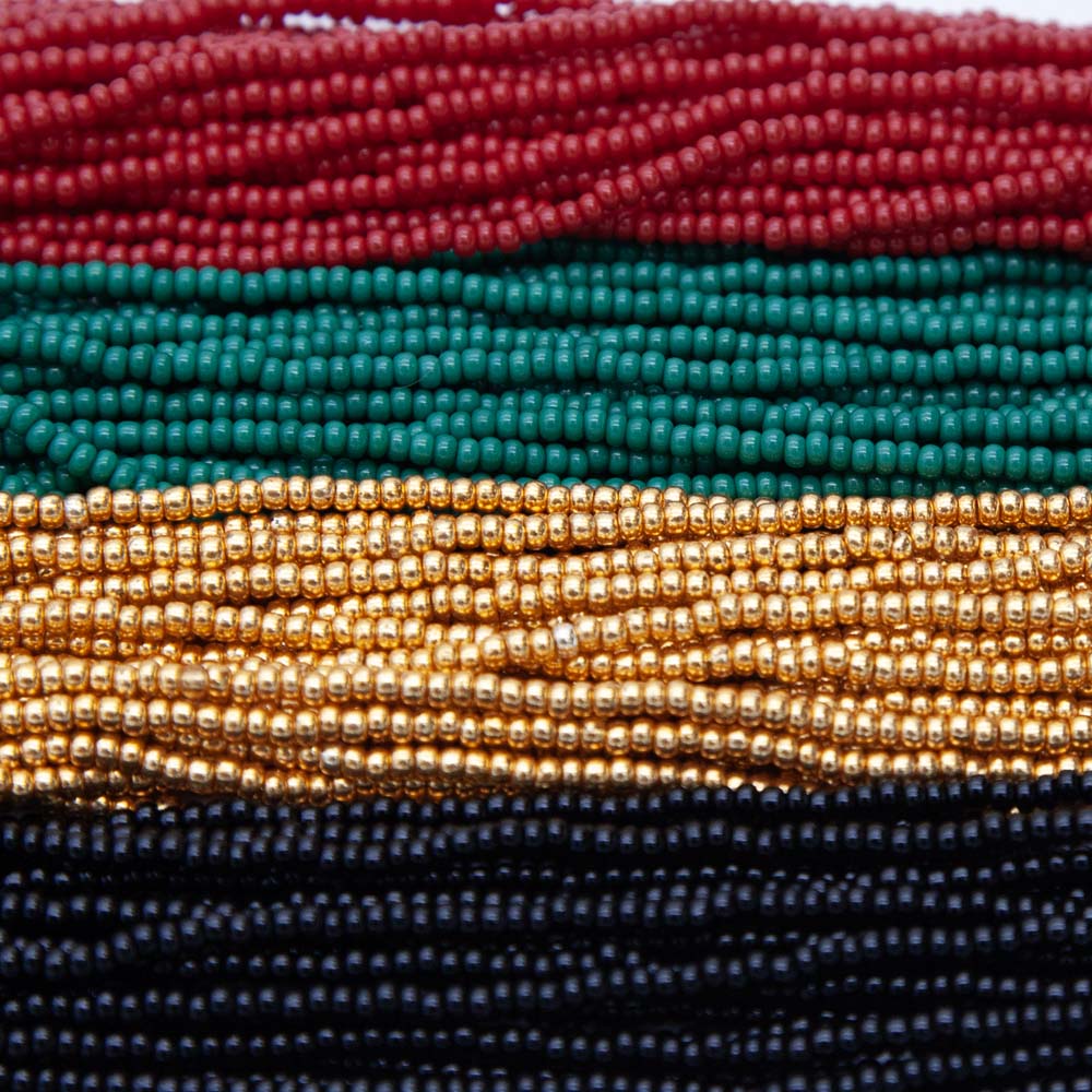 SB999-MX46: Czech Seed Bead Bundle Kwanza 10/0