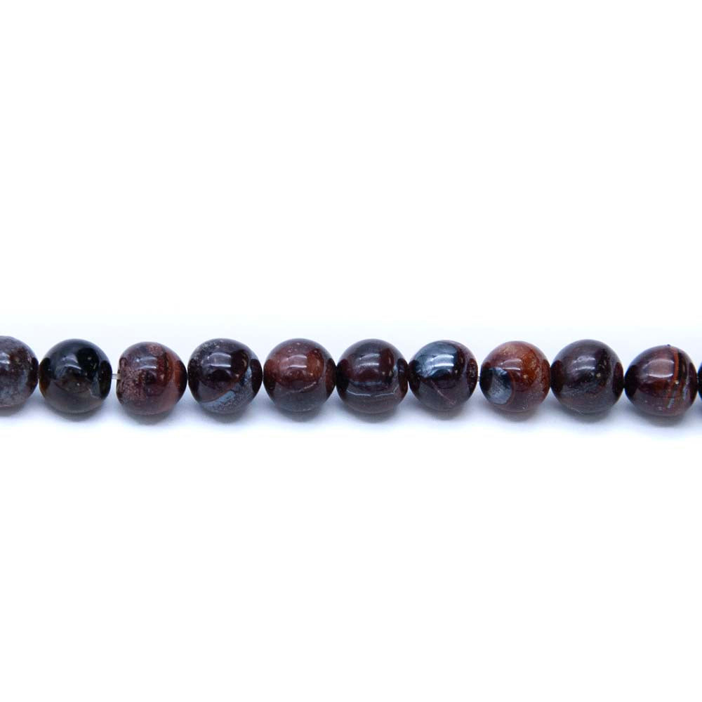 6ST421-NB: Red Tiger Eye 6mm 15.5" Natural