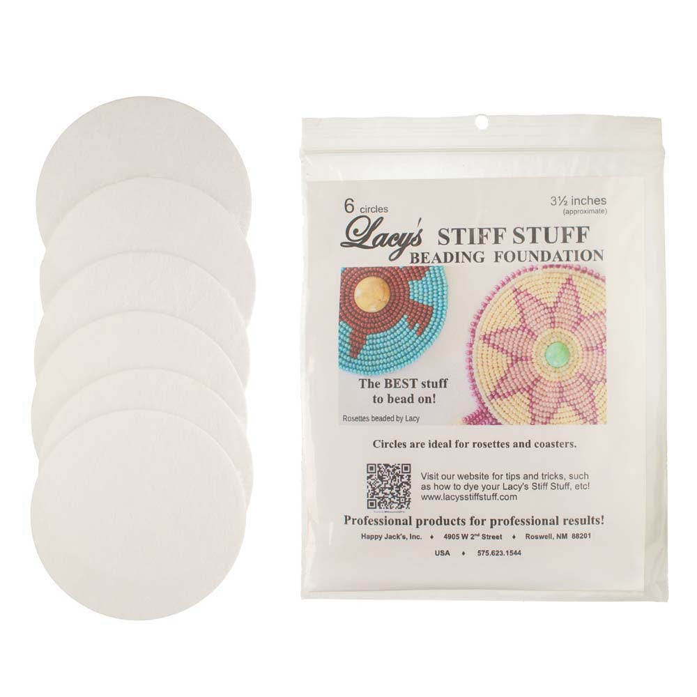 MS620-RD6: Lacy's Stiff Stuff 3.5 Inch Circle 6PPK