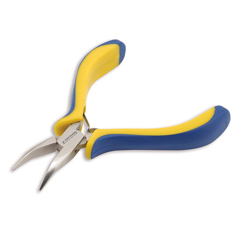 TL201E-BN: Beadalon Ergo Bent Chain Nose Pliers - 1 Each