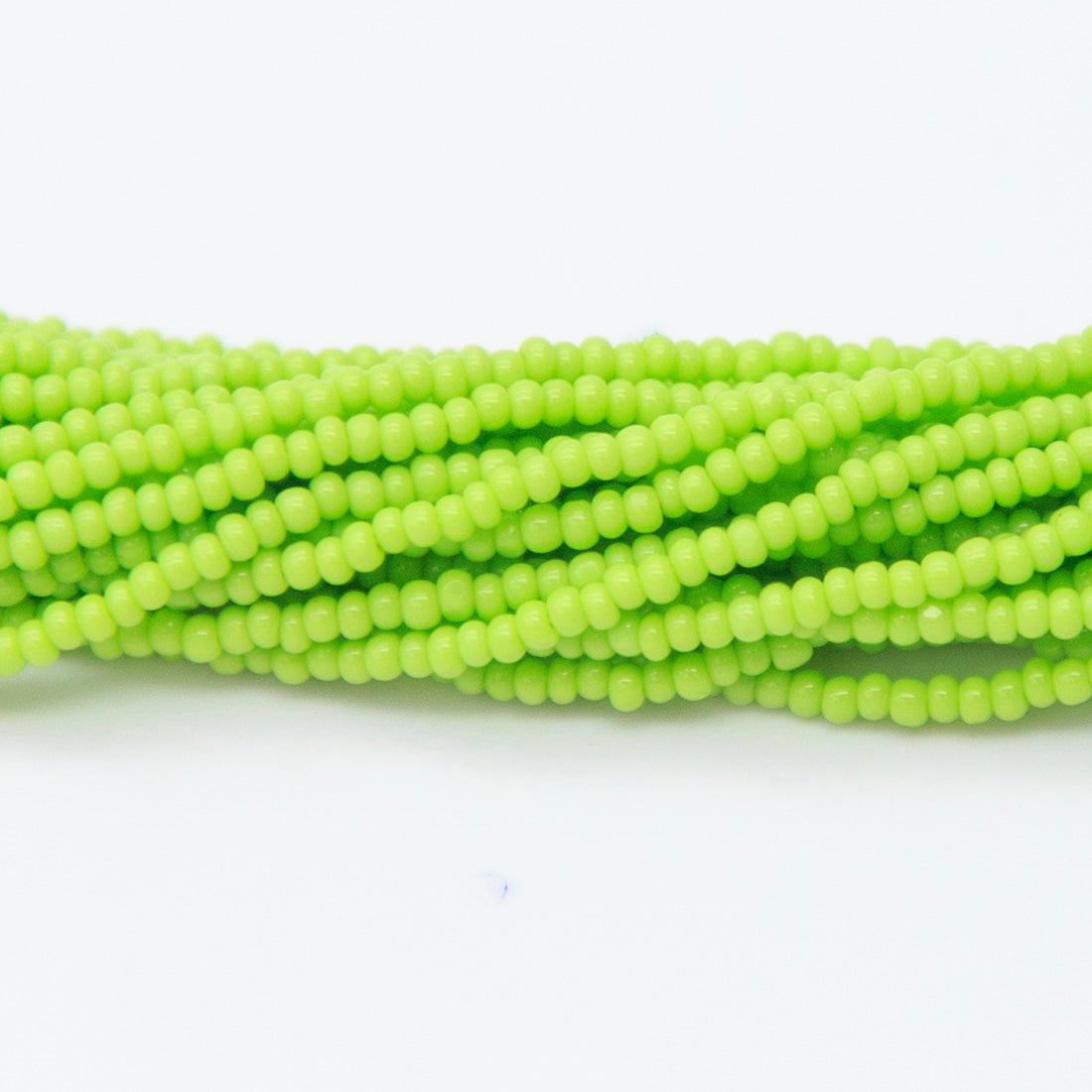 13SB180-CR: Czech Seed Bead Charlotte Opaque Pale Green 13/0