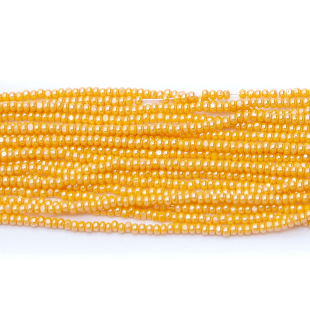 11SB332-CR: Czech Seed Bead True Cut Sfinx Orange 11/0 1 Hank