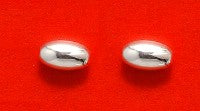 37MR810-SS: Oval Bead SS 4x6.7mm 1.3mm ID 5PPK