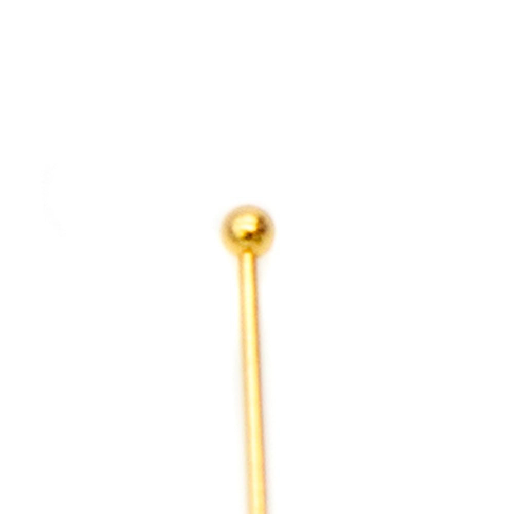 60FI61-G2: Head Pin 22GA 1.5MM Ball Gold 60mm 50PPK