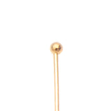 60FI61-G: Headpin 1.5MM Ball Gold PLT 60mm 22GA - 50PC