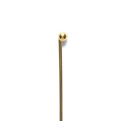 60FI61-G: Headpin Ball Gold 60mm 22GA 50PC