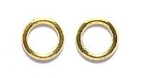 8FI891-G: Solid Jump Ring GLD PLT 8mm 18GA 24PC