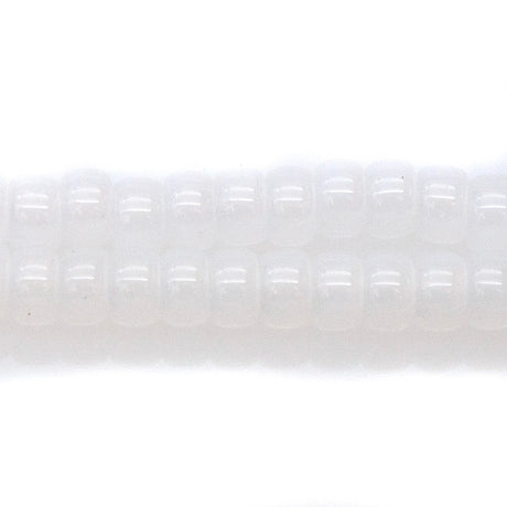 6RC210: CZ Crow Roller Opaque Alabaster 6mm 600PC