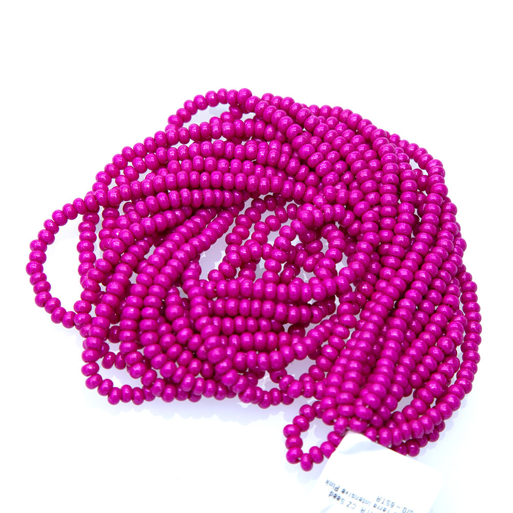 6SB192-ITR: CZ Seed Bead Terra Intensive Pink 6/0-6STR