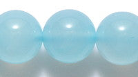 ST5719-10: Light Blue Agate Round 10mm - 1 Strand