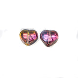 8HT503-P: Heart Bead Pink Metallic Flair 8mm - 20PPK