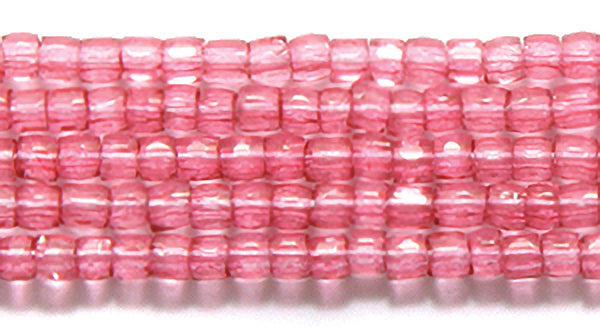 9SC6296: CZ Seed Bead 3-cut Solgel Crystal Cranberry 9/0 10HK