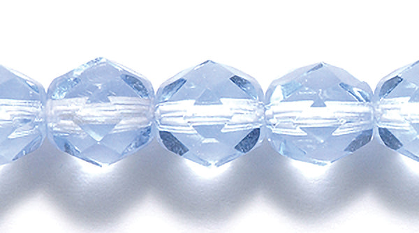 7FC272-1: CZ FACET RD TRANS Pale Sapphire 7MM-600PC