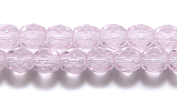 4FC292-2: CZ FC Round True Pink 4mm - 500 Pieces