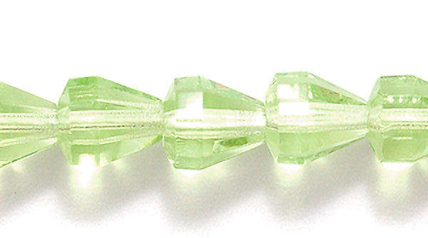 40FC282-P1: CZ FC Drop TR Pale Green 6x6.5mm 600PC