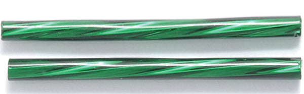 30BT488: CZ Bugle Twist SIL Line Dk Green #30 80GM